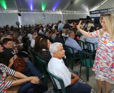 Governador Beto Richa acompanhado pela vice-governadora Cida Borghetti e demais autoridades participa do lançamento do Programa Escola Conectada.Curitiba, 28/02/2018Foto: Jonas Oliveira / ANPr