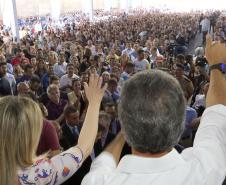 Governador Beto Richa acompanhado pela vice-governadora Cida Borghetti e demais autoridades participa do lançamento do Programa Escola Conectada.Curitiba, 28/02/2018Foto: Jonas Oliveira / ANPr