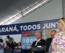 Governador Beto Richa acompanhado pela vice-governadora Cida Borghetti e demais autoridades participa do lançamento do Programa Escola Conectada.Curitiba, 28/02/2018Foto: Jonas Oliveira / ANPr