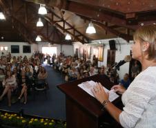 Fernanda Richa participa do lançamento do Programa Internacional de Capacitação de familiares de crianças com autismo- Foto: Rogério Machado/SECS