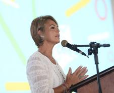 Fernanda Richa participa do lançamento do Programa Internacional de Capacitação de familiares de crianças com autismo- Foto: Rogério Machado/SECS