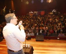 Secretária da Família e Desenvolvimento Social, Fernanda Richa, participa da abertura do evento de 08 de Março, Dia Internacional da Mulher - Foto: Rogério Machado/SECS