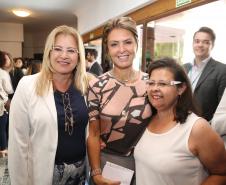 Secretária da Família e Desenvolvimento Social, Fernanda Richa, participa da abertura do evento de 08 de Março, Dia Internacional da Mulher - Foto: Rogério Machado/SECS