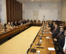 Governadora Cida Borghetti durante a 7ª Reunião de Integração das Forças de Segurança. - Curitiba/Pr, 12.11.2018 - Foto Jonas Oliveira