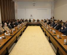 Governadora Cida Borghetti durante a 7ª Reunião de Integração das Forças de Segurança. - Curitiba/Pr, 12.11.2018 - Foto Jonas Oliveira