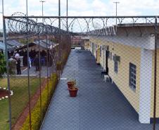 Com a inauguração da Penitenciária Estadual de Ponta Grossa ? Unidade de Progressão (PEPG-UP), nesta quinta-feira (22), foram abertas 140 vagas no regime fechado. A unidade penal tem como proposta preparar os detentos para voltarem ao convívio social por meio do trabalho e estudo em tempo integral.  -  Ponta Grossa, 22/11/2018  -  Foto: Leocadio Miranda/Depen