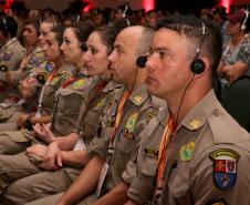 O contra-almirante da Marinha Real Tailandesa Apakorn Yukongkaew, responsável pelo resgate de 12 crianças que estavam presas em uma caverna no norte da Tailândia, em julho deste ano, participa do XVIII Seminário Nacional de Bombeiros (SENABOM), ministrou uma palestra para um auditório lotado por mais de três mil profissionais de segurança pública, entre policiais e bombeiros militares