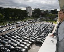 A governadora Cida Borghetti entrega mais 144 novos veículos às polícias Militar e Civil do Paraná.  ? Curitiba, 27/11/2018  -  Foto: Orlando Kissner/ANPr