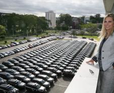 A governadora Cida Borghetti entrega mais 144 novos veículos às polícias Militar e Civil do Paraná.  ? Curitiba, 27/11/2018  -  Foto: Orlando Kissner/ANPr