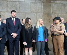 A governadora Cida Borghetti entrega mais 144 novos veículos às polícias Militar e Civil do Paraná.  ? Curitiba, 27/11/2018  -  Foto: Orlando Kissner/ANPr