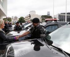 A governadora Cida Borghetti entrega mais 144 novos veículos às polícias Militar e Civil do Paraná.  ? Curitiba, 27/11/2018  -  Foto: Orlando Kissner/ANPr