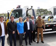 A governadora Cida Borghetti entrega mais 144 novos veículos às polícias Militar e Civil do Paraná.  ? Curitiba, 27/11/2018  -  Foto: Orlando Kissner/ANPr