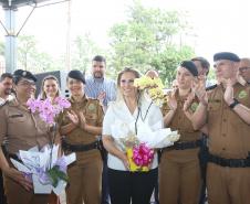 A região Noroeste do Paraná conta com mais uma unidade da Polícia Militar para atender a comunidade local. A governadora Cida Borghetti instalou nesta sexta-feira (30) a 9ª Companhia Independente da PM, com sede na cidade de Colorado. A estrutura vai atender 13 municípios da região. Colorado,30/11/2018 Foto:Jaelson Lucas / ANPr