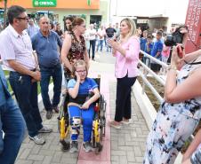 A governadora Cida Borghetti entrega o Centro de Referência Especializado de Assistência Social (CREAS), em Antônio Olinto, no Sul do Estado. - Antônio Olinto, 13/12/2018  -  Foto: Rogério Machado/SECS