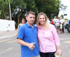 A governadora Cida Borghetti entrega o Centro de Referência Especializado de Assistência Social (CREAS), em Antônio Olinto, no Sul do Estado. - Antônio Olinto, 13/12/2018  -  Foto: Rogério Machado/SECS