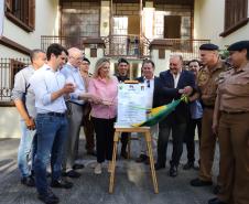 A governadora Cida Borghetti inaugurou nesta quinta-feira (13) o 28º Batalhão da Polícia Militar, com sede na Lapa, Região Metropolitana de Curitiba