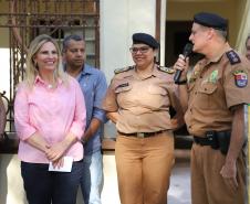 A governadora Cida Borghetti inaugurou nesta quinta-feira (13) o 28º Batalhão da Polícia Militar, com sede na Lapa, Região Metropolitana de Curitiba