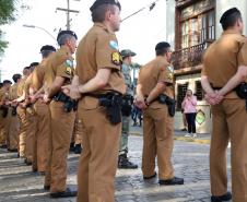 A governadora Cida Borghetti inaugurou nesta quinta-feira (13) o 28º Batalhão da Polícia Militar, com sede na Lapa, Região Metropolitana de Curitiba