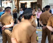 A governadora Cida Borghetti inaugurou nesta quinta-feira (13) o 28º Batalhão da Polícia Militar, com sede na Lapa, Região Metropolitana de Curitiba