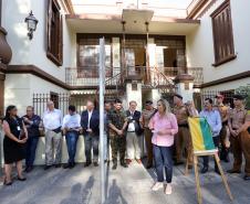 A governadora Cida Borghetti inaugurou nesta quinta-feira (13) o 28º Batalhão da Polícia Militar, com sede na Lapa, Região Metropolitana de Curitiba