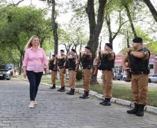 A governadora Cida Borghetti inaugurou nesta quinta-feira (13) o 28º Batalhão da Polícia Militar, com sede na Lapa, Região Metropolitana de Curitiba