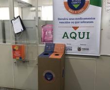 Mais de duas toneladas de resíduos de medicamentos foram recolhidas no Paraná entre 15 de agosto a 15 de outubro, nos 250 pontos de coleta da Campanha de Logística de Reversa de Medicamentos.    -   Curitiba, 20/12/2018    -    Foto: Divulgação SESA