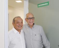 O secretário de Saúde Antonio Carlos Nardi, inaugura o novo bloco do Hospital Universitário de Maringá