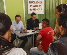 Programa Justiça no Bairro, audiências para regulariação de áreas de uso capião. Mato Rico, 22/11/2016. Foto: Pedro Ribas/ANPr